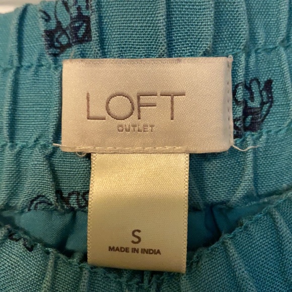 LOFT linen elephant pencil skirt - Picture 4 of 5